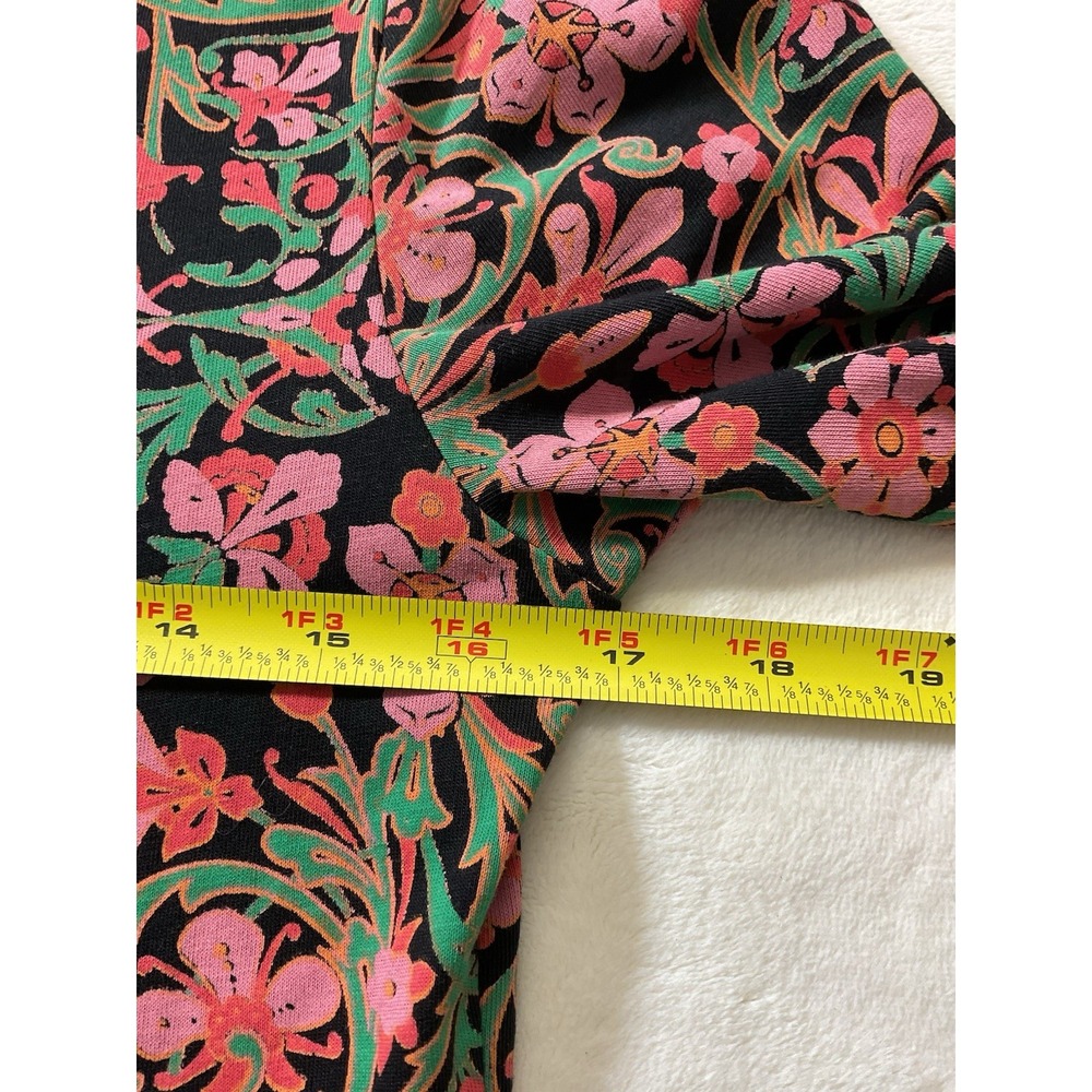 Peruvian Connection Dress Starflower 3/4 Sleeve Cotton Floral Size XS - Picture 5 of 9